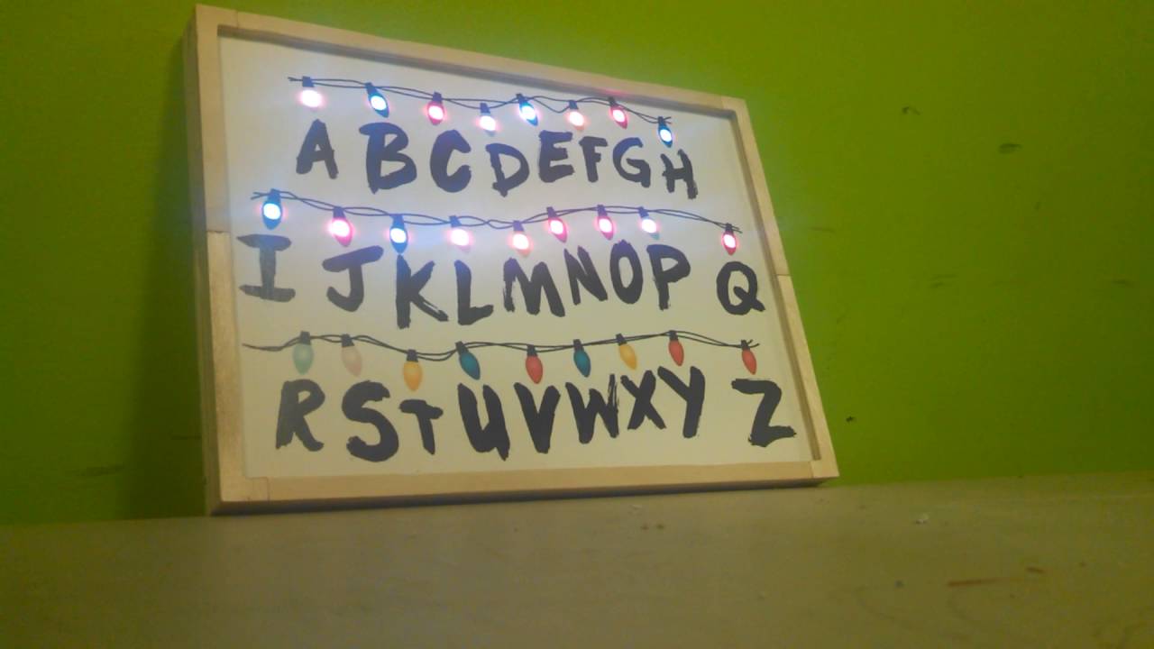 stranger things interactive wall art