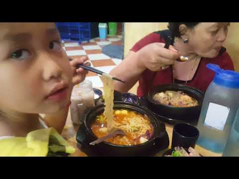 Eating Korean Spicy Noodle - Weekend Eaten With Family - Popular In Phnom Penh Video