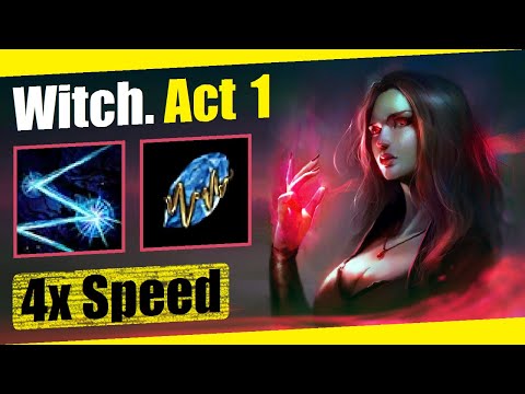 Witch (Kinetic Bolt). 4x Speed. Act 1