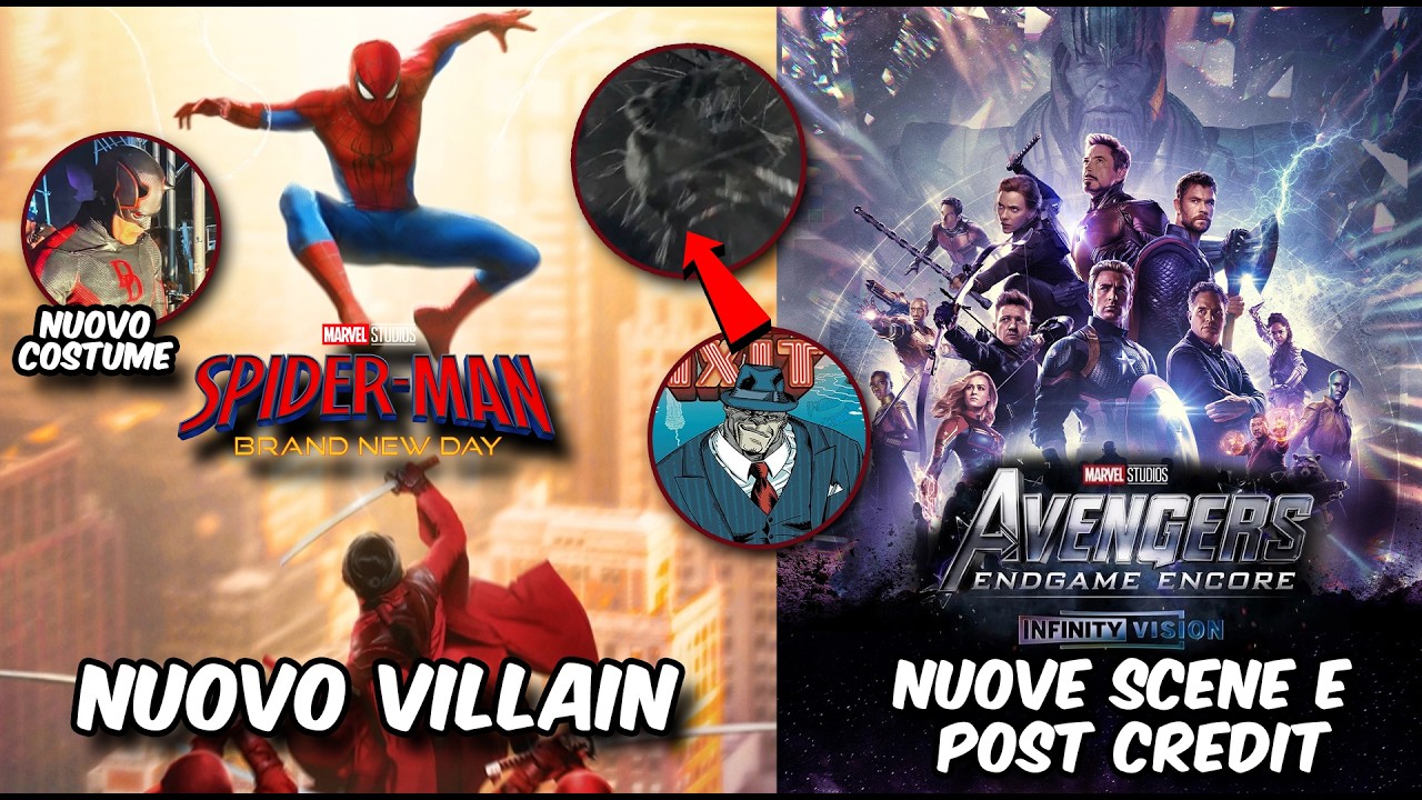 SPIDER-MAN BRAND NEW DAY: NUOVO VILLAIN ED HULK GRIGIO! AVENGERS ENDGAME NUOVE SCENE E POST CREDIT!