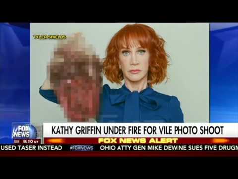 Breaking Sean Hannity on Kathy Griffin hateful despicable photo shoot against Trump June 1 2017 Video