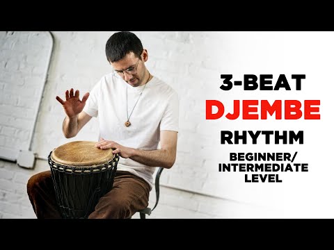 Djembe/Hand Drum Rhythm Tutorial: 3 Beat Pattern