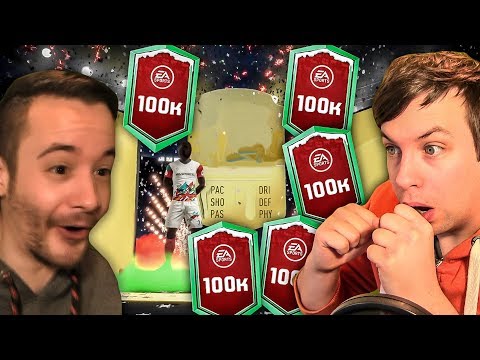 OMG ONE OF MY BEST 100K PACKS YET, INSANE!!! - FIFA 19 ULTIMATE TEAM PACK OPENING