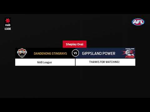 NAB LEAGUE 2019: Round 15 - Dandenong v Gippsland (Full Game)