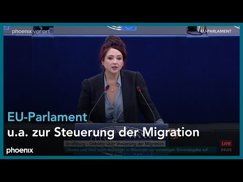 Europäisches Parlament, u.a. über Steuerung der Migration und Gesamthaushaltsplan + europatalk