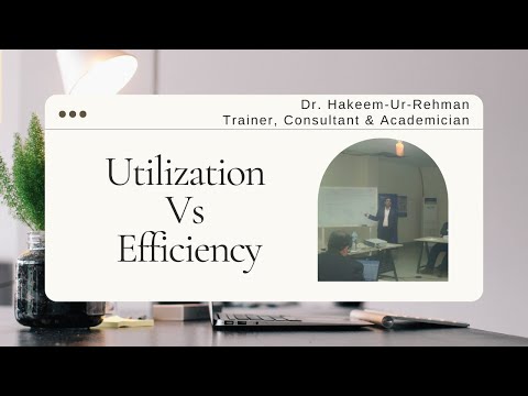 Utilization vs Efficiency Explained | Design Capacity vs Effective Capacity with Examples