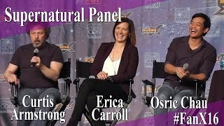 Supernatural Panel - Curtis Armstrong, Erica Carroll, Osric Chau - FanX 2016 video