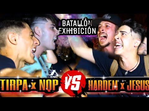 TIRPA y NQP vs HARDEM y JESUS LC | *BATALLON DE EXHIBICIÓN* | OKE DUAL STREET