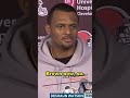 "I'm a Cleveland Brown now so and we on the road, so they're supposed to boo." #shorts