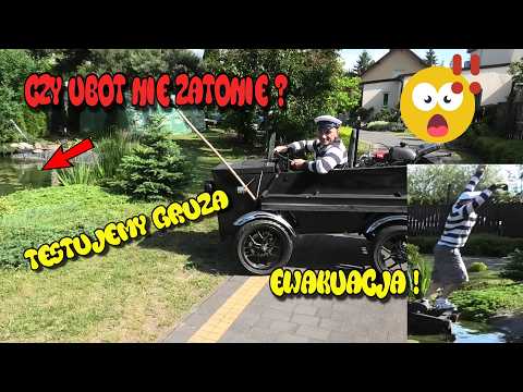 Czy Ubot Nie Zatonie ? Napęd Soniczny Jak Motorówka ? Lodówkowóz Drugie Wodowanie Test Wazzup :)