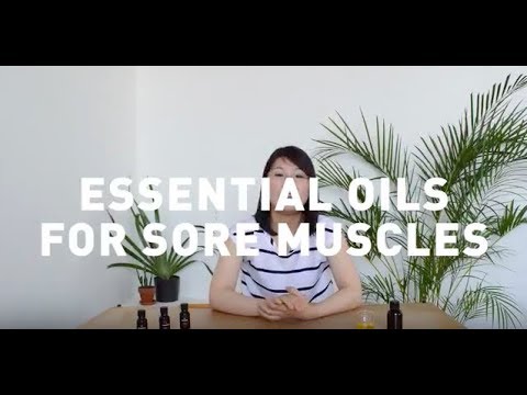 Essential oils for sore muscles