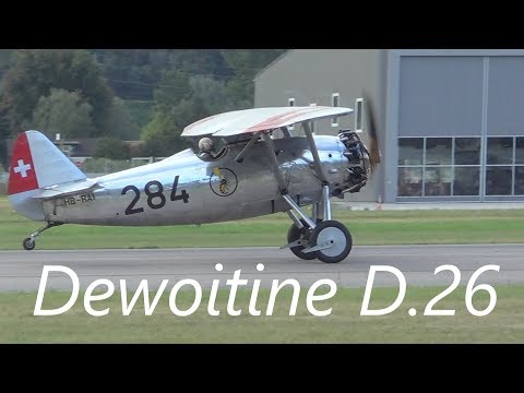 Breitling Sion Air Show 2017 - Décollage Dewoitine D 26