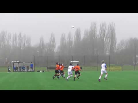 10 feb 2018 VV De Meern O17-2 - Kampong O17-2 com 1-4 Losha pakt kopbal