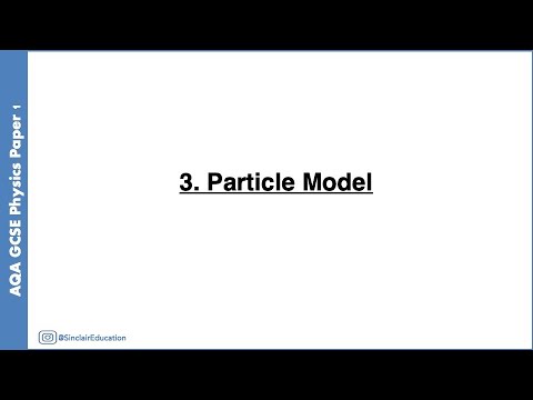 AQA GCSE Physics Topic 3: Particle Model of Matter – Full Revision & Key Notes