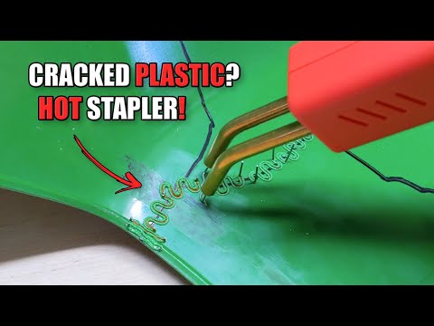 How to Fix Cracks in Plastic Using a Hot Stapler