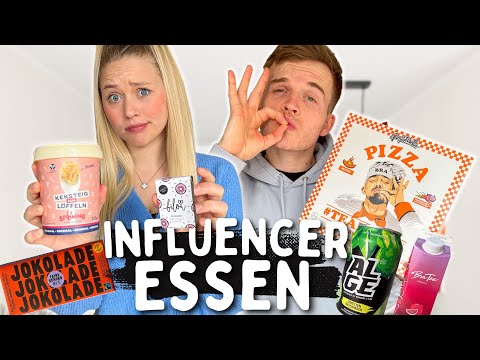Ein Tag nur Essen von Influencern..