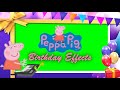 Peppa Pig Birthday Green Screen Effects Peppa Pig Birthday Green Screen Template Peppa Pig