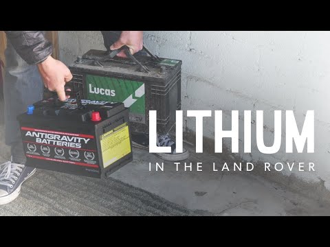 Antigravity Lithium Battery in a Land Rover Defender 110