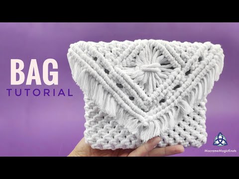 Macrame Bag Tutorial DIY Macrame Wallet for Girls