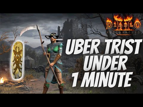 Nova Sorc Melts UBER TRIST in under a MINUTE - Diablo 2 Resurrected Patch 2.6 on PS5