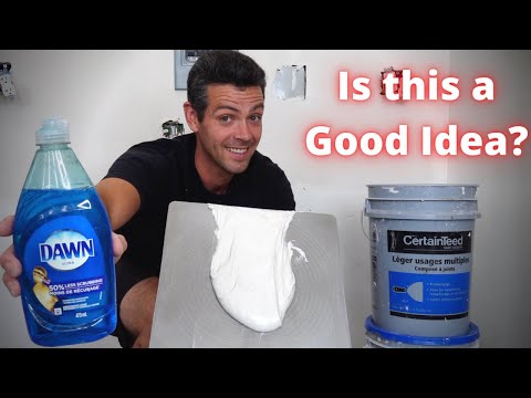 😳Should you Add Dish Soap to Drywall Mud😱