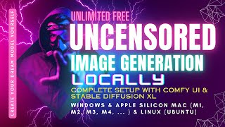 Setup ComfyUI Stable Diffusion XL Locally Apple Silicon mac m1,m2,m3 generate unlimited images FREE