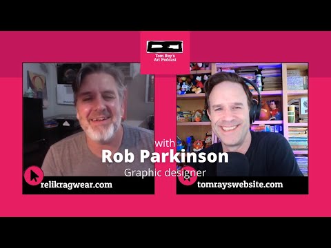 Rob Parkinson: Relik Ragwear, illustration and t-shirts - Tom Ray's Art Podcast