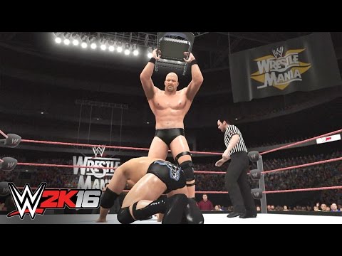 "Stone Cold" Steve Austin vs. The Rock: WWE 2K16 2K Showcase walkthrough - Part 15