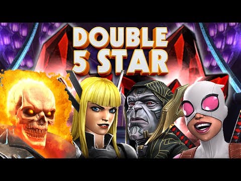 Double 5 Star Crystal Opening - Got A God Tier Champ! - Marvel Contest Of Champions