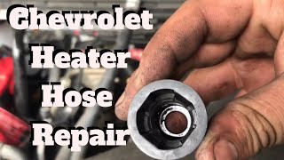 How to remove a heater hose quick connect on a GM