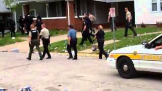 Wheeler Block Party 2011-WIU Riot Police Sound Cannon 2