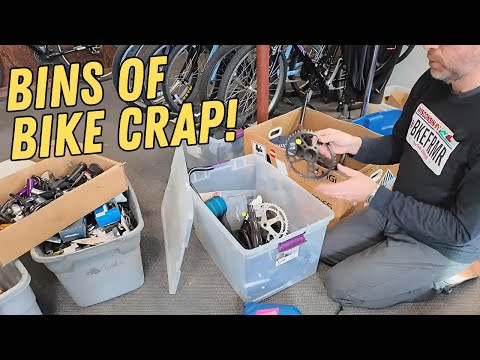 I'm LIQUIDATING the shop! Preparing to sell stuff at the Madison Bike Swap 2026 - LIVE!