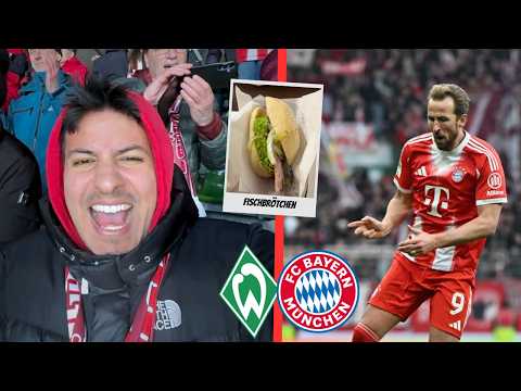 HARRY KANE'S DREAM GOAL + AWAY BLOCK ATMOSPHERE 🤯😍🔥 | SV Werder Bremen vs. FC Bayern Munich | Ced...