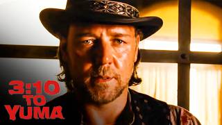 Getting the Outlaw Onto the Prison Train to Yuma | 3:10 to Yuma | Russell Crowe, Christian Bale