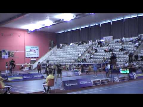 MMČR badminton 2014 XD Jonathan NORDH Emelie FABBEKE - Evgenij DREMIN Evgenia DIMOVA game 1