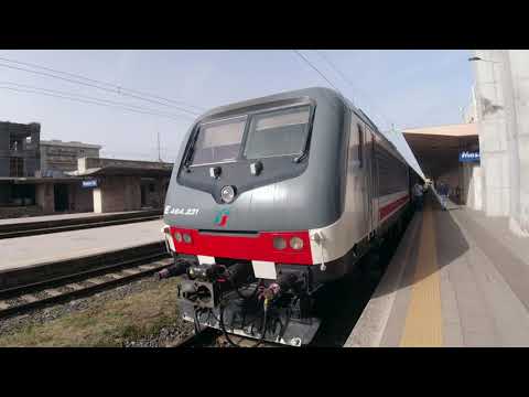 Sbarco treno I C  731 stazione di Messina   4K