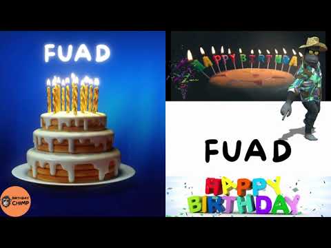 FUAD Happy Birthday Song and Dance - It's Your Birthday - Happy Birthday to You FUAD