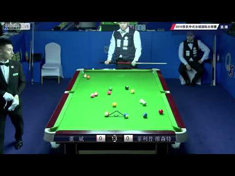 Dong Bin VS Filipe Vicente (POR) - 2019 World Chinese Pool Masters Huanan Station