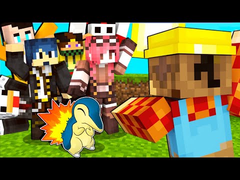 SFIDO TUTTI I MIEI AMICI NELLA PIXELMON SU MINECRAFT ITA!!