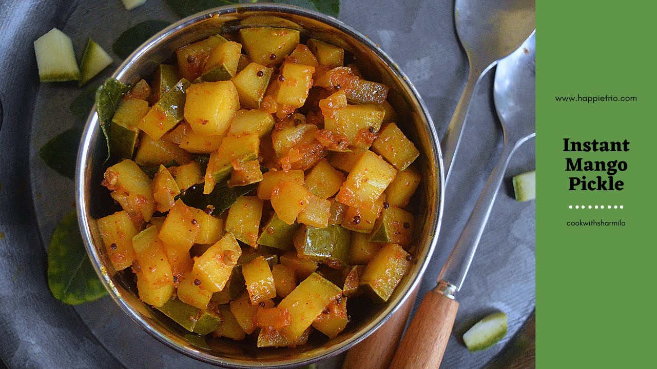 Instant Mango Pickle | Indian Cut Mango Pickle | Aam ka Achar