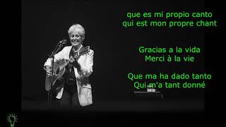 Gracias a la vida   Joan Baez Avec les paroles traduites en français