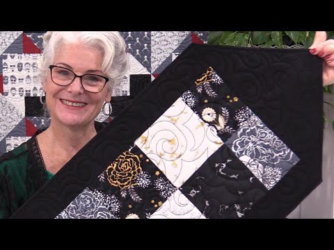 NO Hand Sewing Table Runner