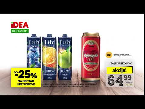 IDEA | Vikend akcija 18.01 - 20.01.2019.