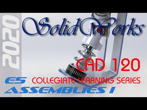 E5 SolidWorks 2020 - Assembly Basics 1 Tutorial for Beginners