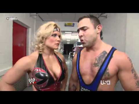 Santino Marella and Beth Phoenix backstage segment - WWE Raw 11/10/2008