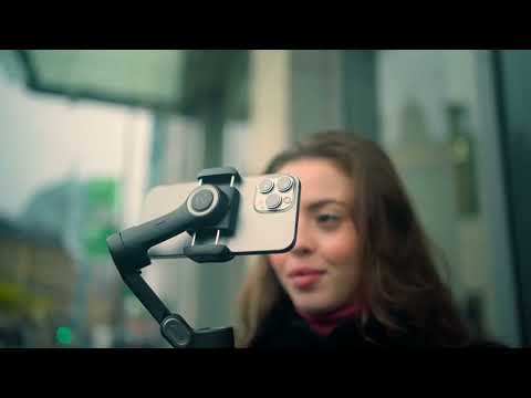 AOCHUAN 3-Axis Handheld Gimbal Stabilizer for Smartphone with Fill Lig