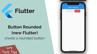 Flutter: Create a rounded button / button with border-radius