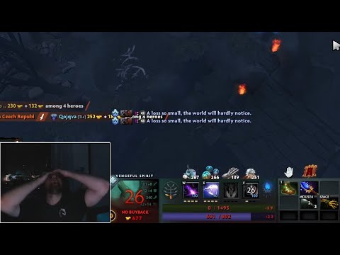 Qojqva Forgot to skill Vengeance Aura before he bought Aghs on VS 💀💀💀