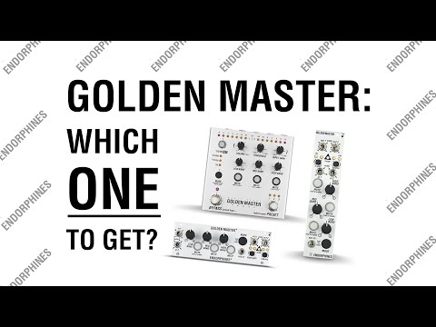 Endorphin.es Golden Master 1U Eurorack Synth Module 2021 - Present - Silver image 5