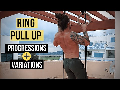 Ring swing pull ups - YouTube